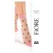Světle růžové vzorované silonkové ponožky Hey Baby 15 DEN