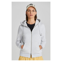 MIKINA GANT REG TONAL SHIELD ZIP HOODIE šedá