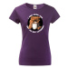 Dámské tričko Naštvaná kočka - vtipné tričko