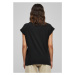 Urban Classics / Ladies Extended Shoulder Tee 3-Pack black+black+black