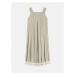 Šaty trussardi dress foulard print crepe šedá