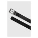 Oboustranný kožený pásek Emporio Armani pánský, černá barva, Y4S426 YTU5J