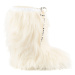 Sněhule marni faux long hair fur snow boots bílá