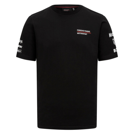 Porsche Motorsport pánské tričko Penske Logo black 2023 Stichd