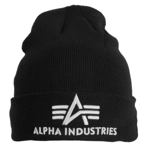Alpha Industries Čepice 3D Beanie černá | černá