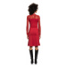 Krajkové šaty červené s dlouhým rukávm Vive Maria Asia night