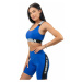 Nebbia Medium-Support Criss Cross Sports Bra Iconic Blue Fitness spodní prádlo