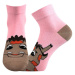 Boma Jitulka Dámské vzorované ponožky - 3 páry BM000001066600101266 mix B