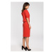 Bewear Dámské mini šaty Yi B056 červená Červená