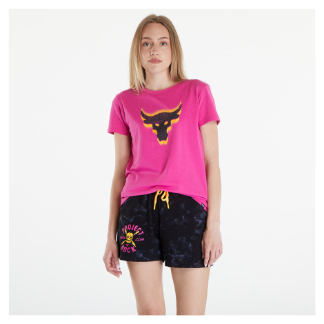 Tričko Under Armour Project Rock W Underground Core T Astro Pink/ Black