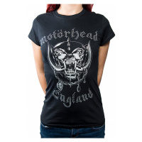 Motorhead tričko, England Diamante, dámské