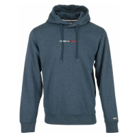 Tommy Hilfiger Straight Logo Hoodie Modrá