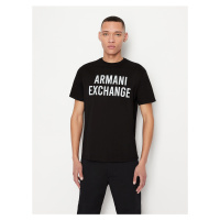 Černé pánské tričko Armani Exchange