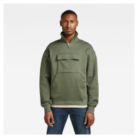 G-STAR Sweatshirt - Double points loose skipper sw zelená