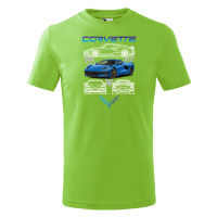 Dětské tričko Chevrolet Corvette  - kvalitní tisk a rychlé dodání