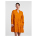 Oranžové dámské vzorované šaty Y.A.S Holi