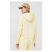 Mikina Polo Ralph Lauren dámská, žlutá barva, s kapucí, hladká