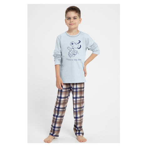 Chlapecké pyžamo Taro Parker - bavlna Světle modrá