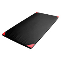 Protiskluzová gymnastická žíněnka inSPORTline Anskida T120 200x120x5 cm černo-modro-červená
