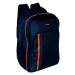 Školský batoh Semiline Semiline_Laptop_Backpack_8300-7_Navy_Blue/Orange