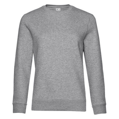 B&amp;C Unisex mikina přes hlavu WW01Q Heather Grey B&C