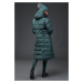 Kabát Candice Equipage, dámský, zimní, darkest spruce