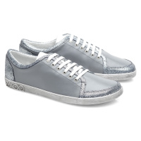 Barefoot tenisky ZAQQ - TIQQ Grey Silver šedé