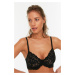 Trendyol Black Lace Detailed Underwire Bra