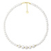 Manoki Luxusní perlový náhrdelník Debora - chirurgická ocel WA731G Zlatá 42 cm + 5 cm (prodlouže