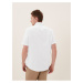 Košile z látky Oxford z čisté bavlny Marks & Spencer bílá