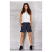 Infinite You Woman's Shorts M055 Navy Blue