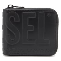 Peněženka diesel dsl 3d dsl 3d bi-fold coin zip black3