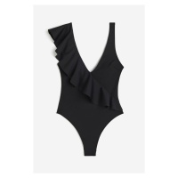 H & M - Vykrojené plavky's vyztuženými košíčky - černá