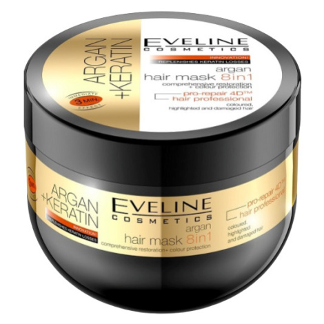 Eveline Argan + Keratin maska na vlasy 8v1 300 ml EVELINE Cosmetics