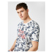 Koton Leaf Printed T-Shirt