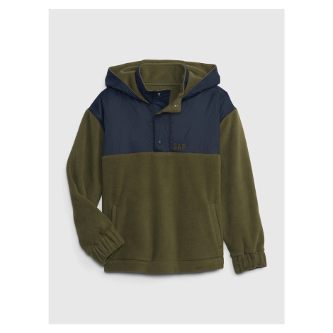 GAP Dětská mikina polar fleece - Kluci