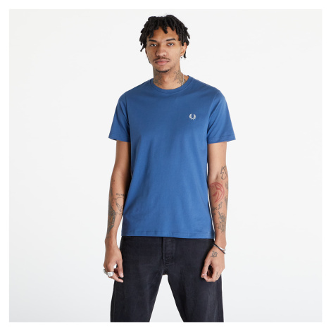 FRED PERRY Crew Neck T-Shirt Midnight Blue/ Light Ice