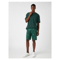 Koton Patterned Gabardine Shorts