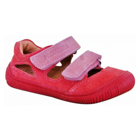 dívčí boty Barefoot BERG KORAL, Protetika, červená