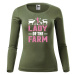 DOBRÝ TRIKO Dámské bavlněné triko Lady of the farm