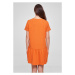 Ladies Valance Tee Dress - vintageorange