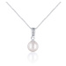 JwL Luxury Pearls Elegantní náhrdelník s mořskou perlou Akoya a krystaly JL0658 (řetízek, přívěs