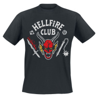 Stranger Things Hellfire Club Tričko černá