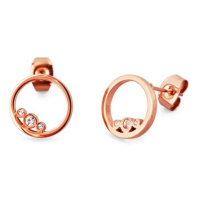 VUCH Náušnice Ringy Rose Gold