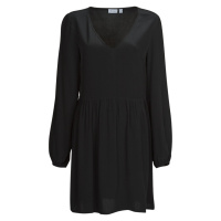 Vila VIFINI L/S SHORT DRESS Černá