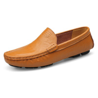 Pánské kožené mokasíny jemné handmade loafers