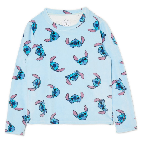 Cropp - Dvoudílná pyžamová souprava Lilo and Stitch - Modrá