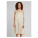 Urban Classics / Ladies Viscose Satin Slip Dress whitesand