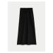 Černá dámská sukně s příměsí lnu Marks & Spencer