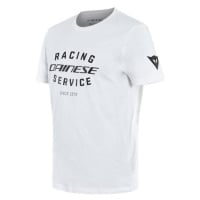 DAINESE RACING SERVICE triko bílá/černá